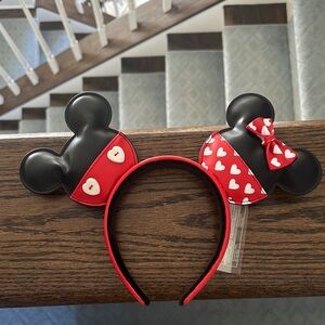 Loungefly Disney Black and Red Mickey Mouse Ears Headband
